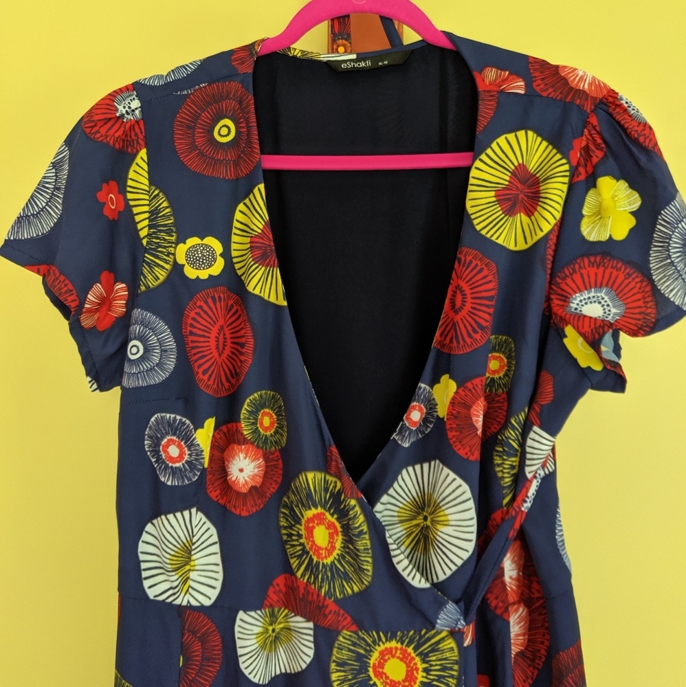 eShakti wrap dress